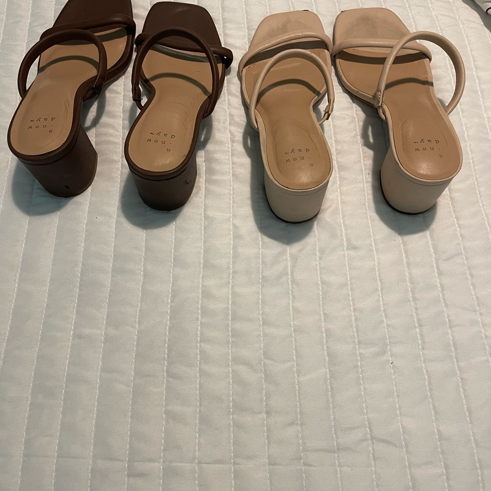 A New Day Women's Heels - Cream - Picture 2 of 3